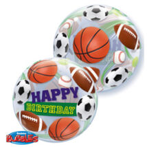 22 inch-es Birthday Sport Ball - Sportlabdás Születésnapi Bubble Léggömb