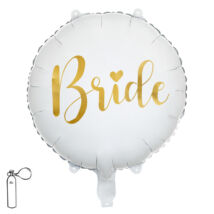 Bride, fólia lufi, kerek