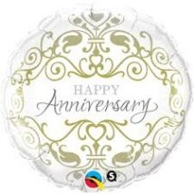 18 inch-es Happy Anniversary fólia