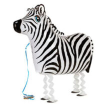 Sétáló Zebra Léggömb