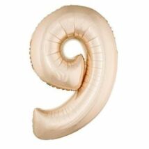 40 inch-es Number 9 Számos Super Shape Fólia Lufi