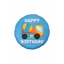 18 inch-es Happy Birthday betonkeverős fólia lufi