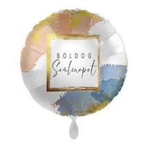 boldog szülinapot golden frame fólia