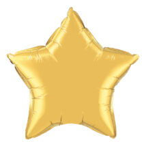 20 inch-es Metallic Gold Csillag Fólia Lufi