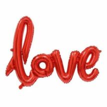 36 inch-es piros LOVE betű, 4 db/csomag