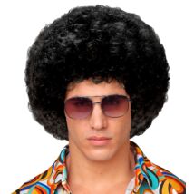 Fekete afro 70-es évek paróka
