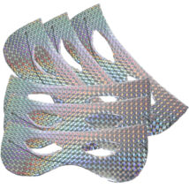 Papírszemüveg, hologramos, ezüst