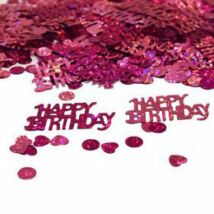 Happy Birthday Girls Pink Parti Konfetti - 15 gramm