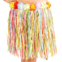 Hawaii parti színes fűszoknya 45 cm