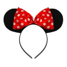 Minnie fejdísz piros pöttyös masnival
