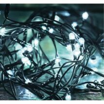 LED-es fényfüzér, 100LED, 8pr., hidegfehér, kültéri