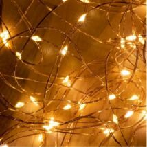 Micro LED-es fényfüzér-köteg, 6 füzér / 20 LED, melegfehér, kültéri kivitel