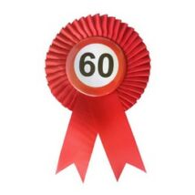 60. szalagos kitűző seb. korlátozó