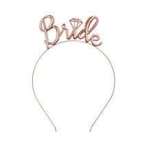 bride fejdísz, rosegold