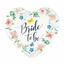 Bride to be szív alakú fólia lufi