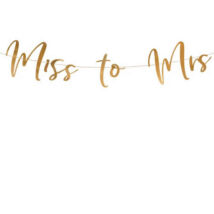 Miss to Mrs rosegold papírfüzér