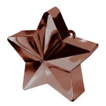 Csokoládébarna Csillag Léggömbsúly - 170 gramm
