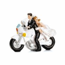 Tortadísz, nászpár, motoros