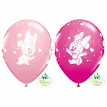 11 inch-es Baby Minnie Hearts Pink &amp; Berry Lufi