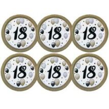 18-as számos elegáns léggömbös tányér