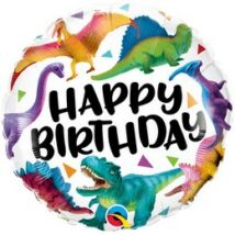 18 inch-es birthday colorful dinosaur