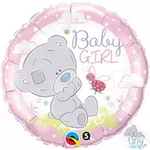 18 inch-es Tiny Tatty Teddy Baby Girl Fólia Lufi