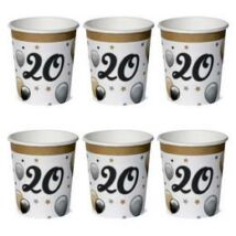 20-as elegáns léggömbös pohár