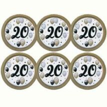 20-as elegáns léggömbös tányér