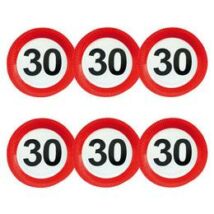 30-as sebességkorlátozó tányér