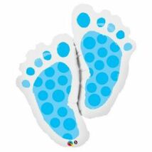 35 inch-es baby feet blue super shape