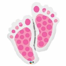35 inch-es Baby Feet Pink Super Shape Fólia Lufi