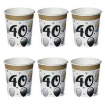 40-es elegáns léggömbös pohár