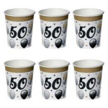 50-es elegáns léggömbös pohár