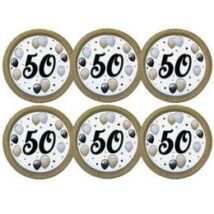 50-es elegáns léggömbös tányér