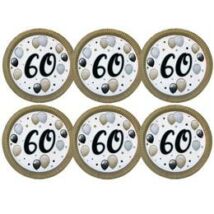 60-as elegáns léggömbös tányér
