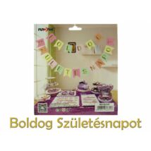  BOLDOG SZÜLETÉSNAPOT- zászlófüzér 