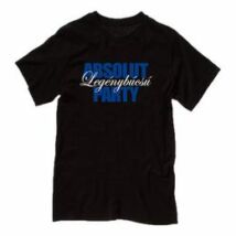 Absolut Legénybúcsú Party Fekete Póló - L-es