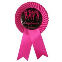 Ciklámen szalagos pink fekete lánybúcsú
