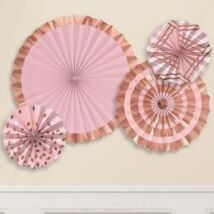 Rosegold arany legyezők4 db