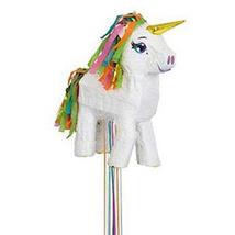 Fehér Egyszarvú unikornis Pinata Parti Játék