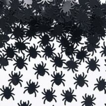 Fekete Pókok Parti Konfetti Halloween-re - 15 gramm
