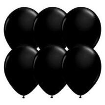 11 inch-es Onyx Black (Fashion) Kerek Lufi (25 db/csomag)