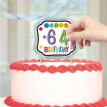 Happy Birthday számozható tortagyertya