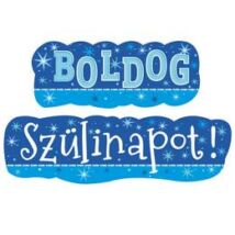 BSZ kék szülinapi banner