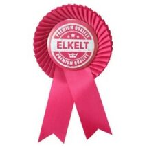 Magenta szalagos elkelt kitűző