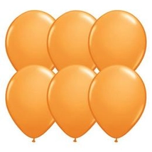 11 inch-es Orange (Standard) Kerek Lufi (25 db/csomag)