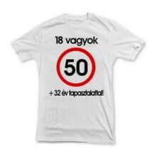 Nem vagyok 50 szülinapi póló XL