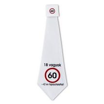 Nem vagyok 60... Sebességkorlátozó Születésnapi Számos Nyakkendő
