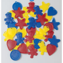 Smile, Csillag, Maci és Szív Léggömbsúly Assortment - 8 gramm