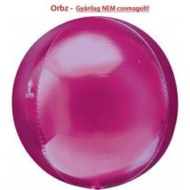  Rózsaszín - Bright Pink Orbz Fólia Lufi